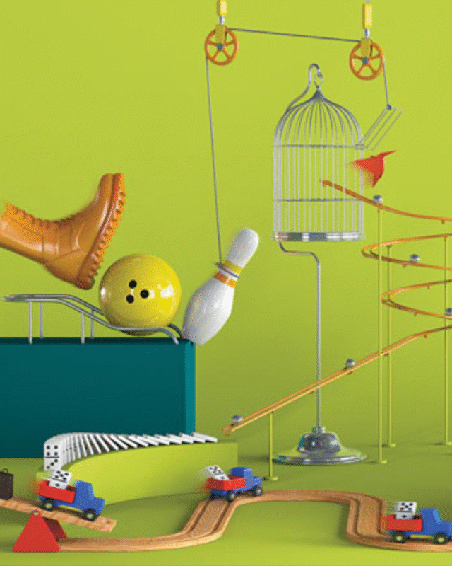 Rube Goldberg machine